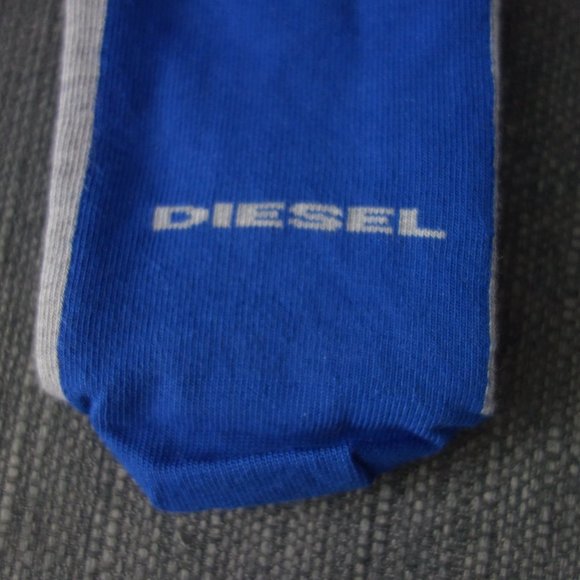 Diesel Only the Brave Royal Blue Made in Italy Socks Size L *New with Tags* - Picture 3 of 12